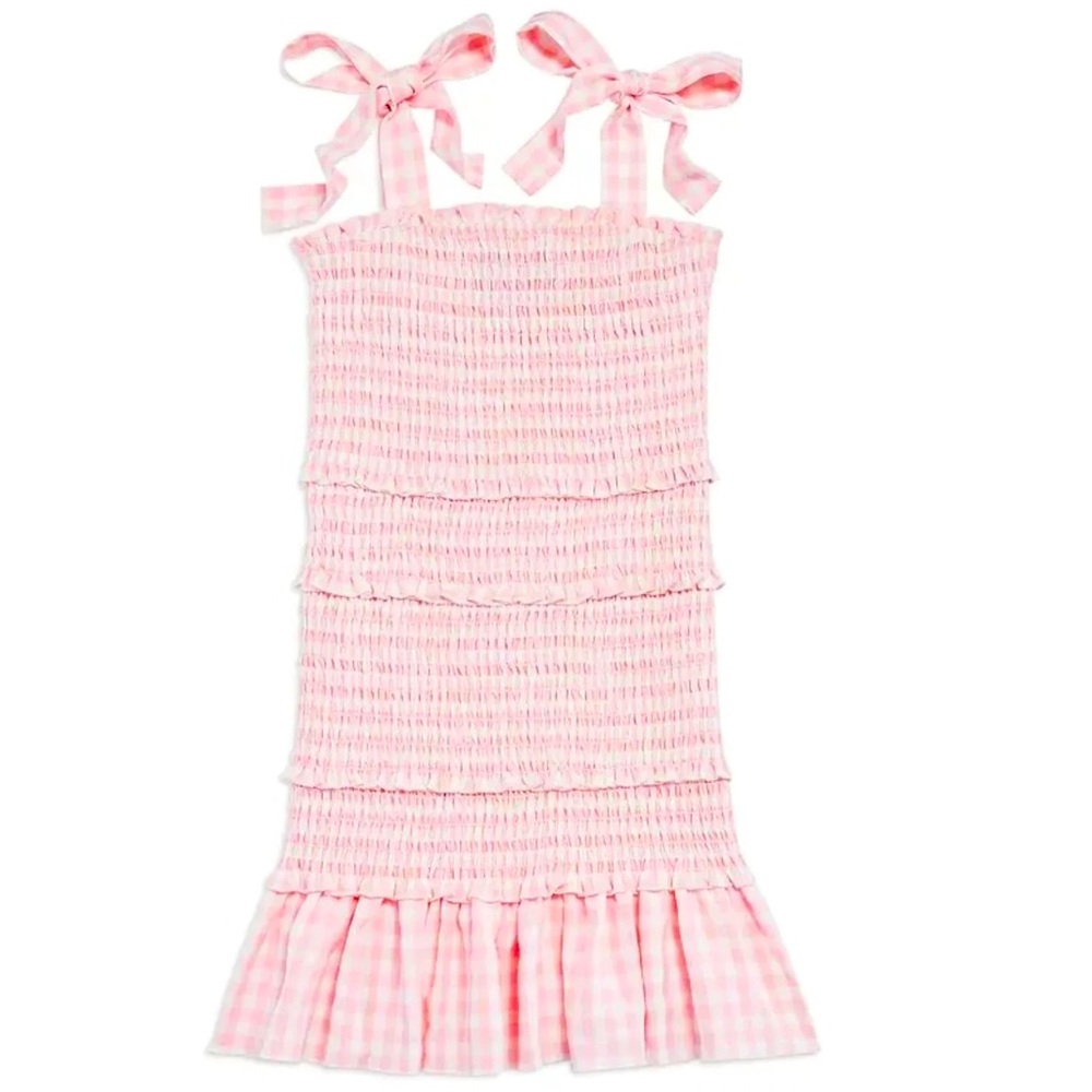 KatieJNYC Tween Evan Dress Pink Gingham size XL